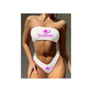 Pink SeaBunny Bandeau Bikini Set